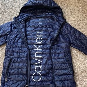 Men's Packable Down Hooded Puffer Jacket